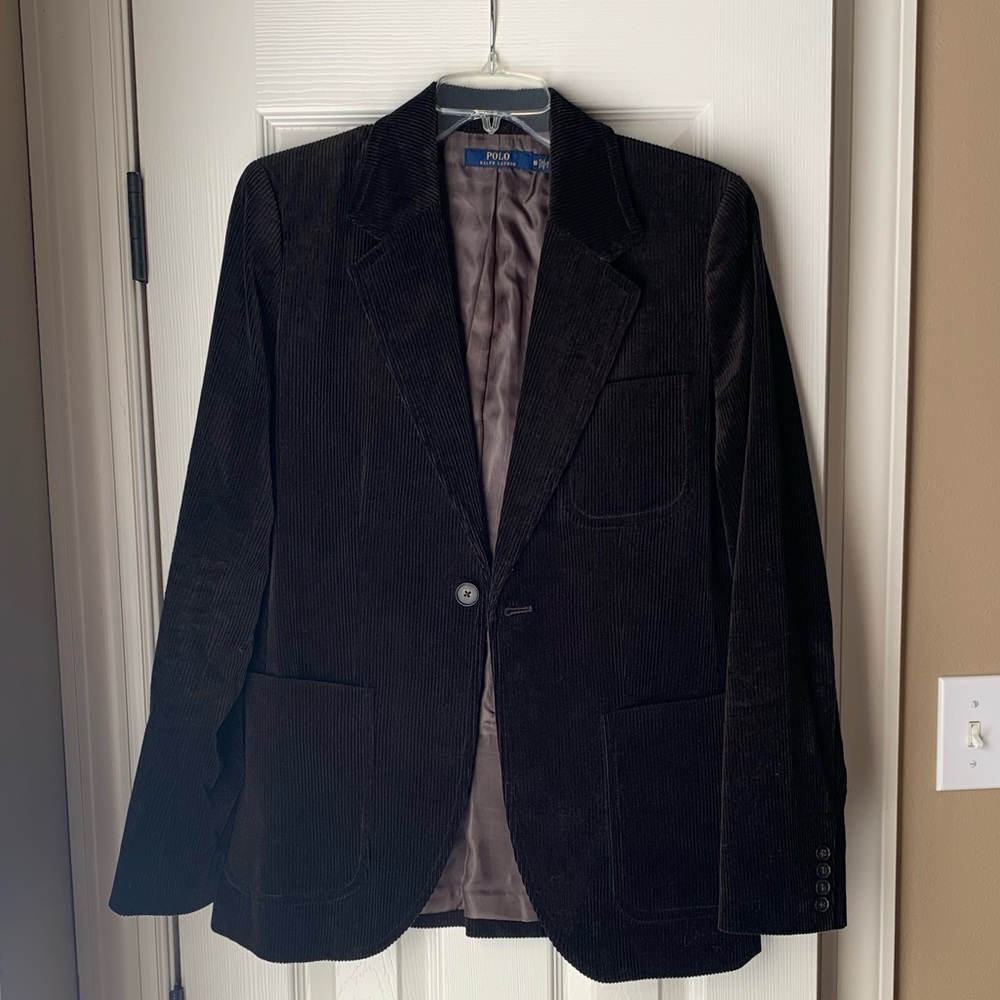 Polo Ralph Lauren - Wide - Wale Corduroy Blazer - Dark Beech - Size 10
